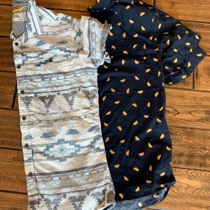 Set of men’s shirts.